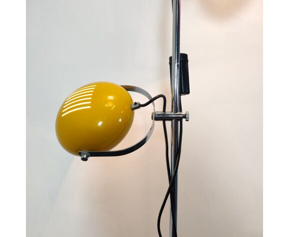 Floor lamp with 2 yellow round spots | Selency