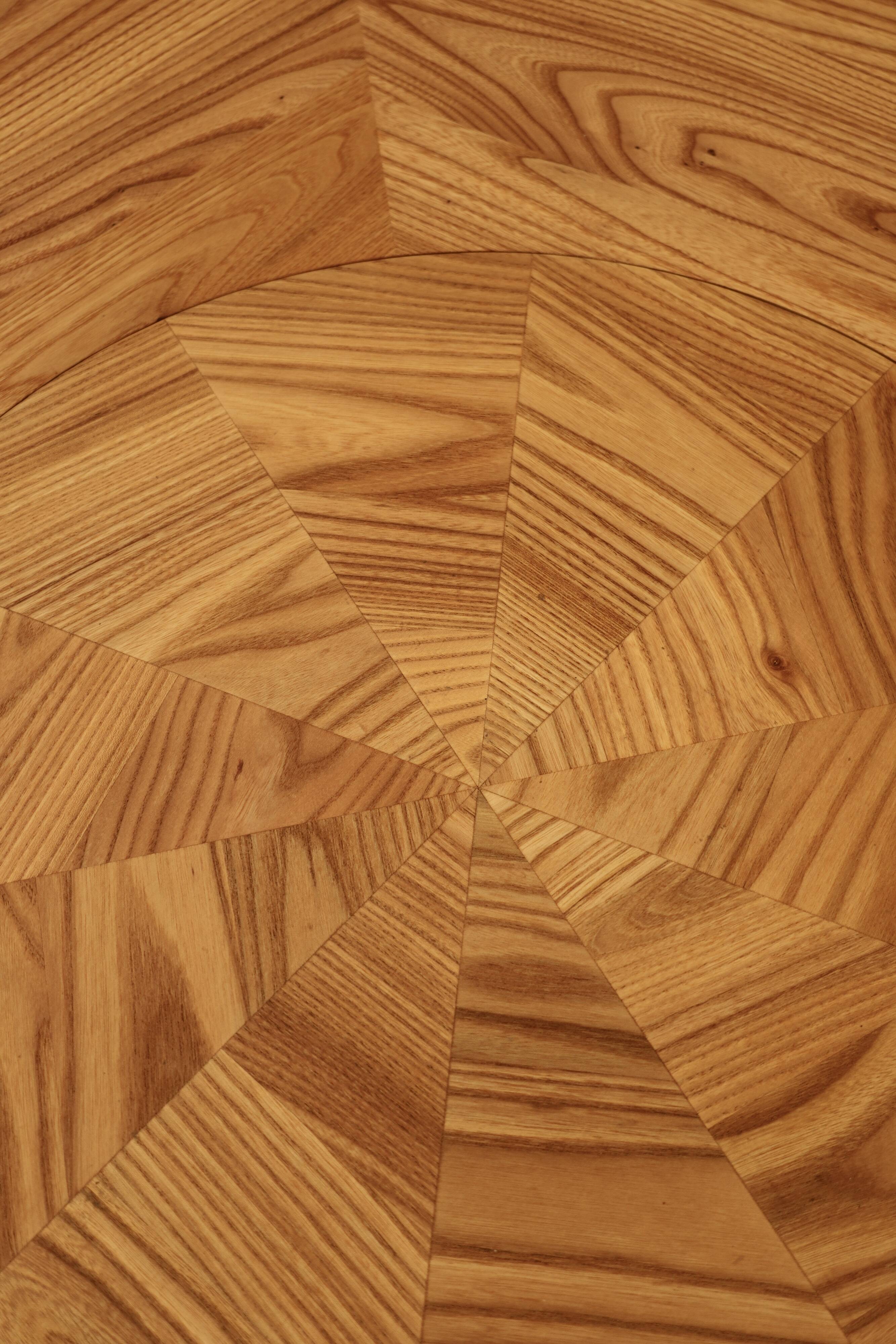Table en orme massif, Seltz, France, 1990’s