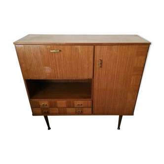 Varnished mahogany buffet 1950/60