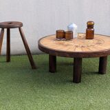 Vintage Herbier coffee table by Roger Capron