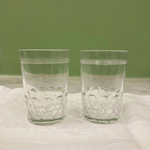 Baccarat 6 gobelets cristal taillé modèle Chauny   verres à shot