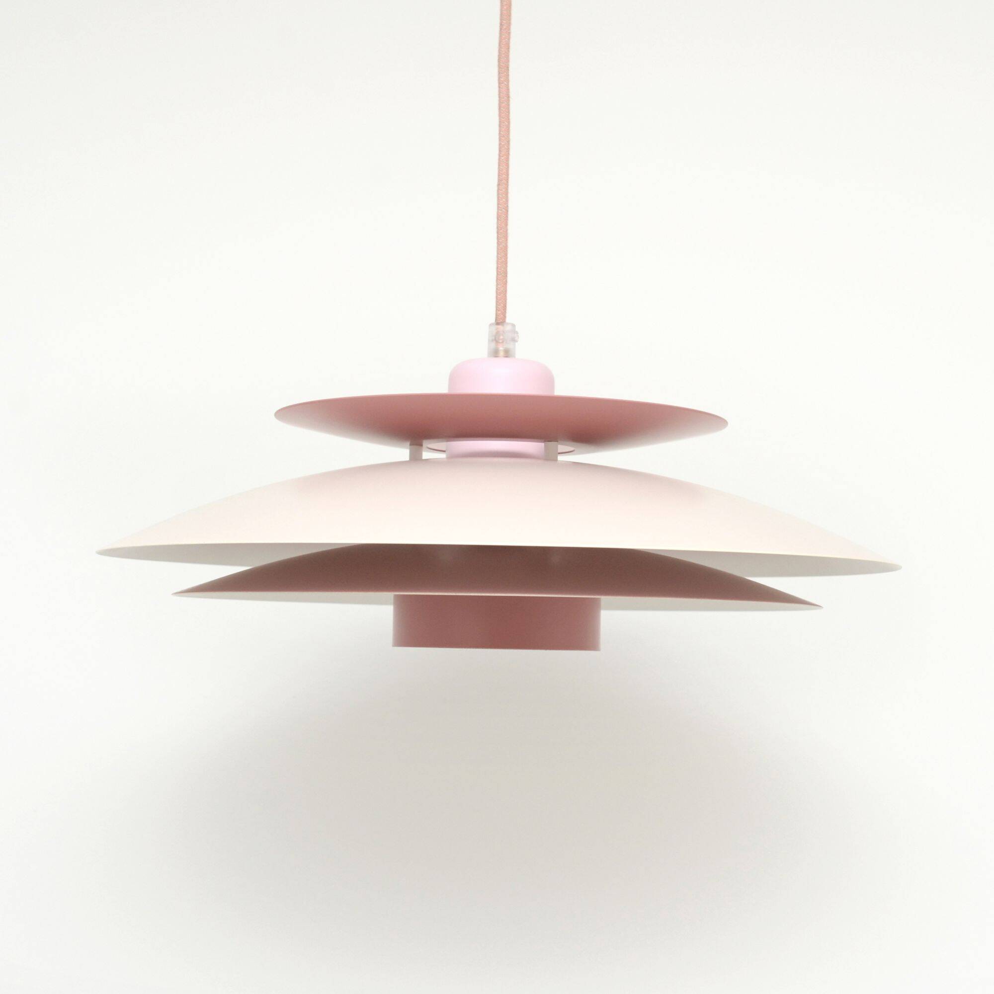 Lavender Horn vintage lamp, Denmark 1970s