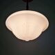 Philips Art Deco pendant light in white opaline, 1930s