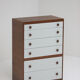 Decorative cabinet in wenge wood designed in the 1970s