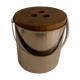 Arne Jacobsen's Steel and Teak Stelton Ice Bucket
