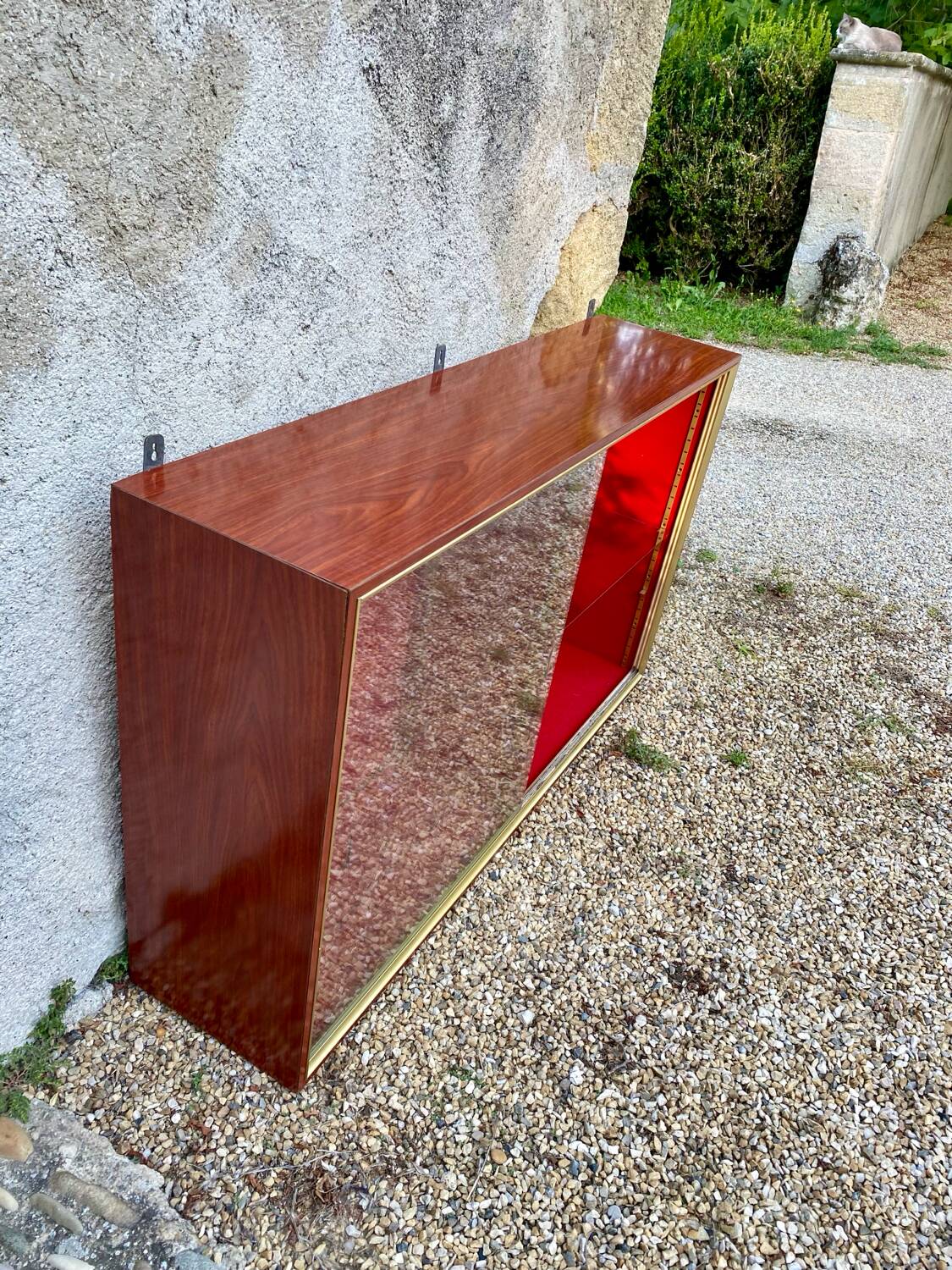 Large vintage 70s display case