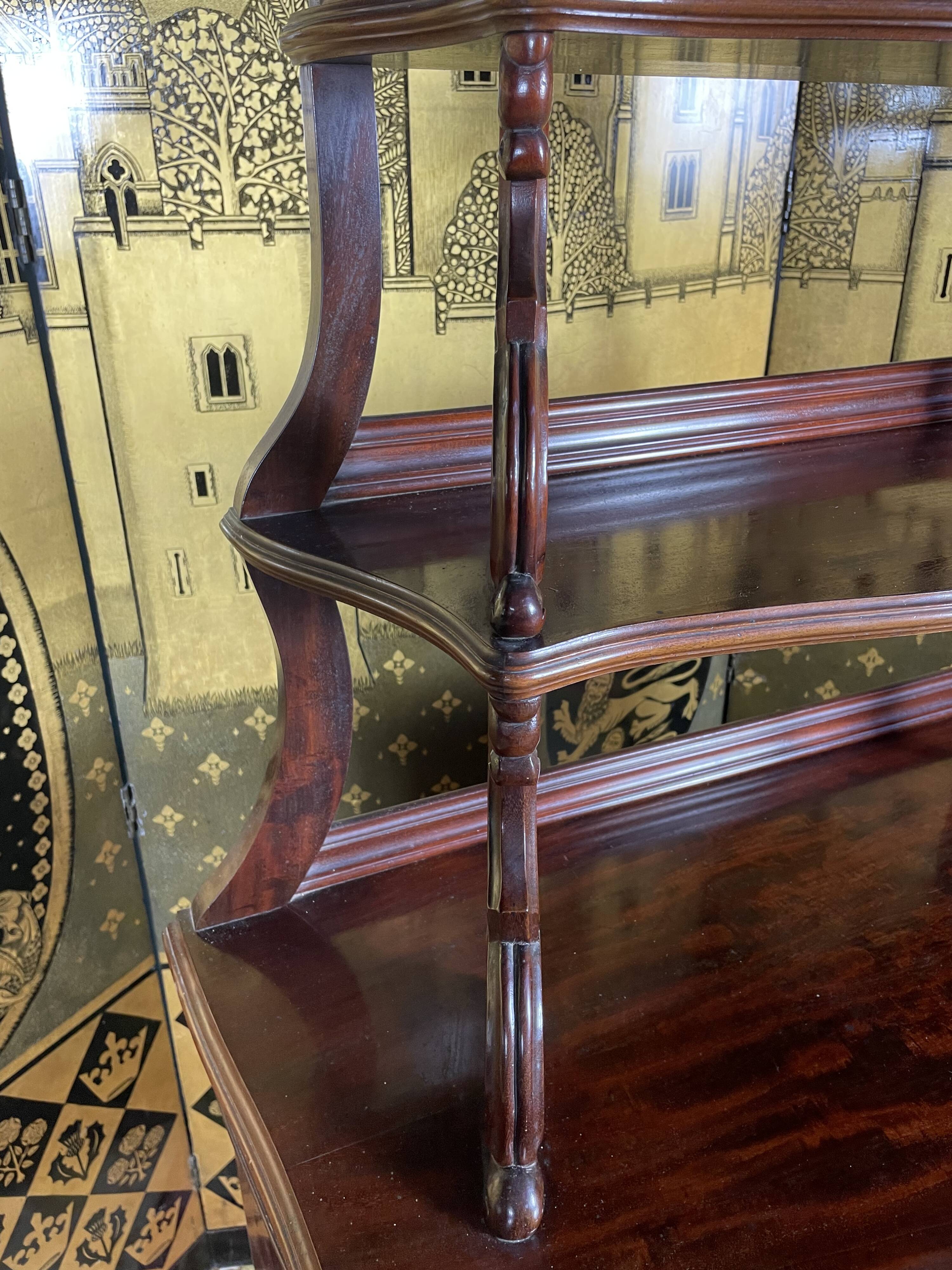Napoleon III mahogany support cabinet
