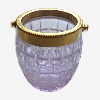 Glass champagne bucket