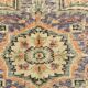 Green & Orange Turkish Vintage Rug, 182x286Cm