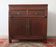 Antique painted 2 door cabinet with 2 drawers, 1910