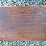 Pair of 60s oak stools or end tables