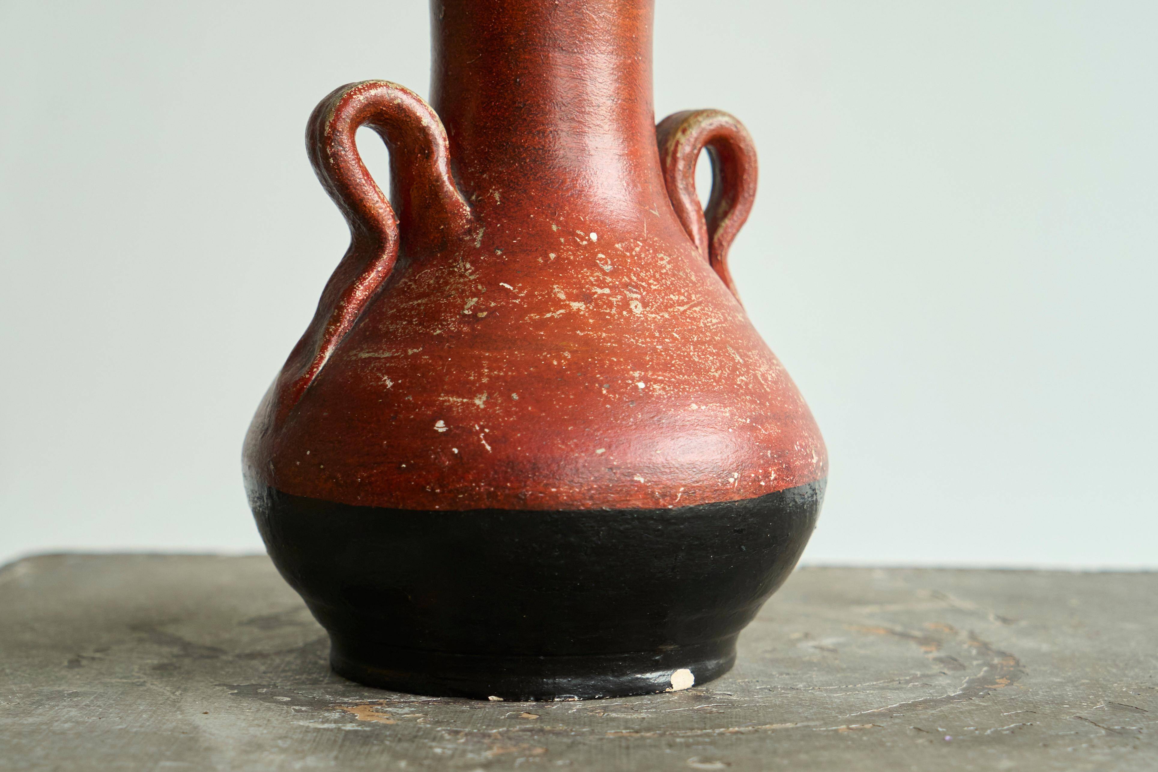 Sculptural ceramic vase from the early 20th century.