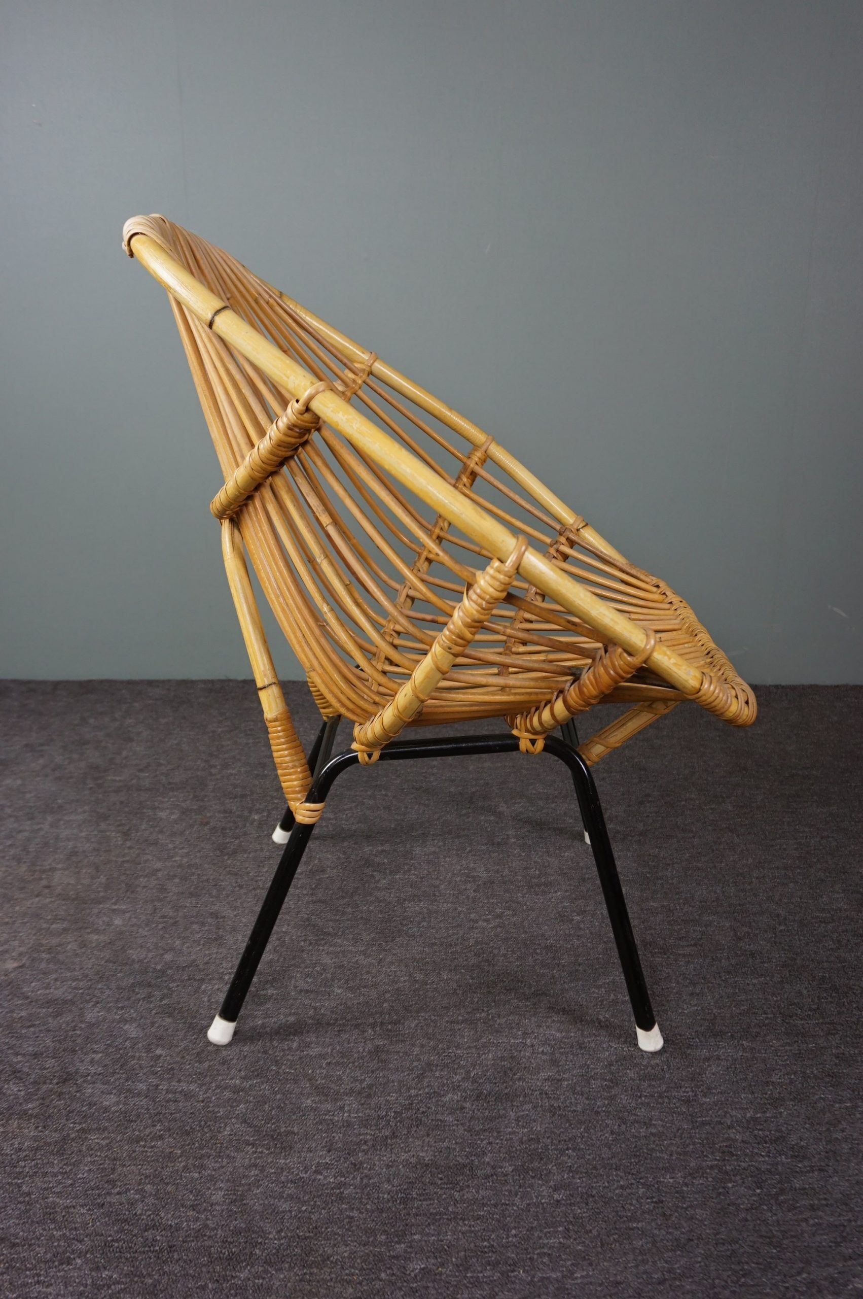 Rattan armchair by Rohé Noordwolde