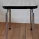 White marbled formica stool 70s