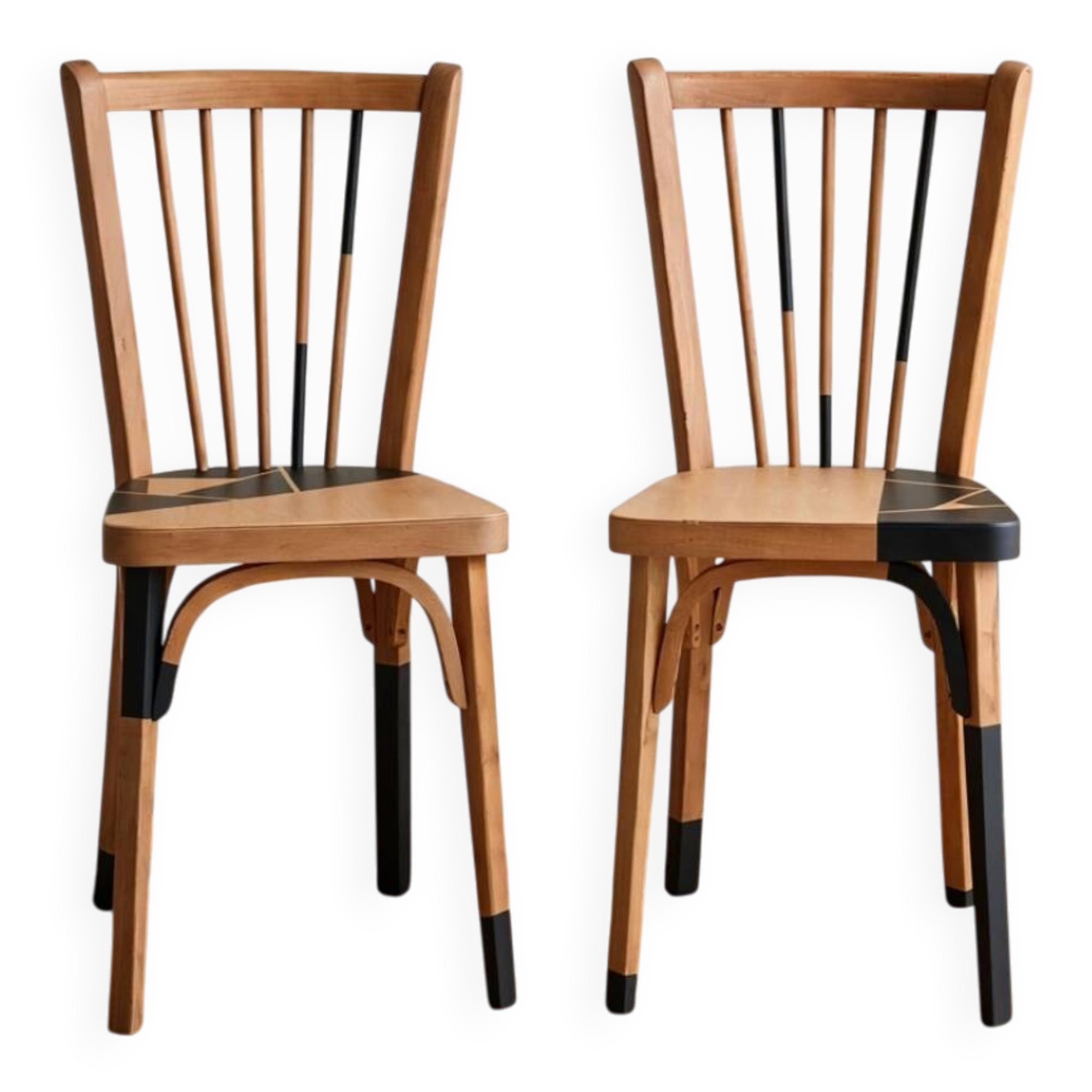 Pair of bistro chairs