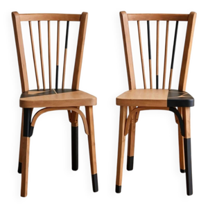 Paire de chaises bistrot