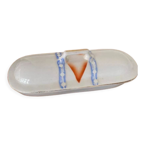 Porte peigne en porcelaine estampillée
