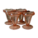 Lot de 4 coupes rosaline