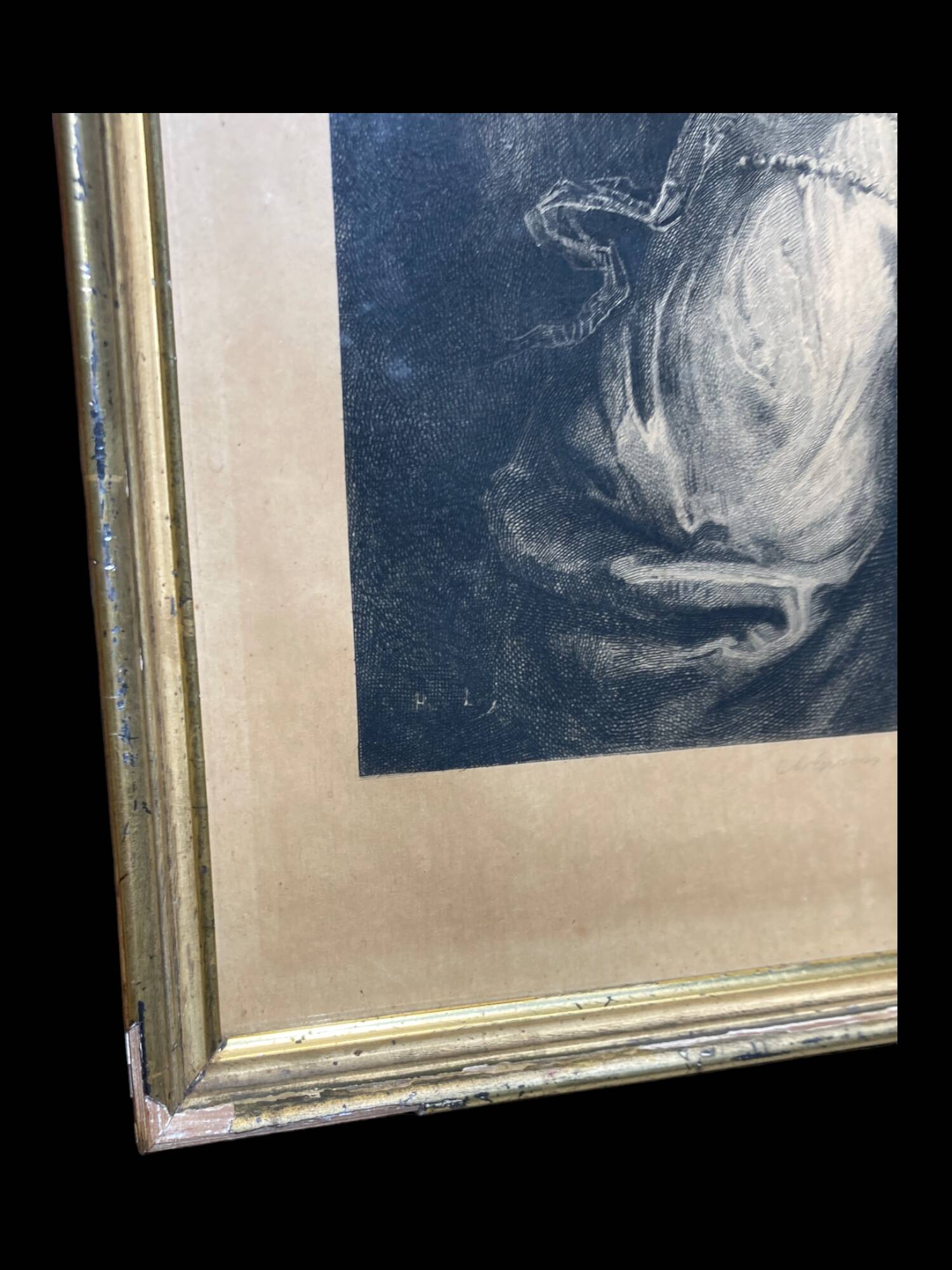 Engraving of a woman.