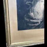 Engraving of a woman.