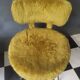 Vintage PELFRAN style armchairs with fur upholstery
