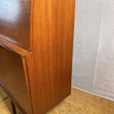 Mid Century Retro Vintage Teak Sideboard 1960 Bureau Flap + Cocktail Bar