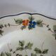 12 old Longchamp hollow plates with floral decoration