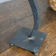 Modernist candlestick in wrought iron