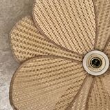 Suspension flower in rattan canning 1970