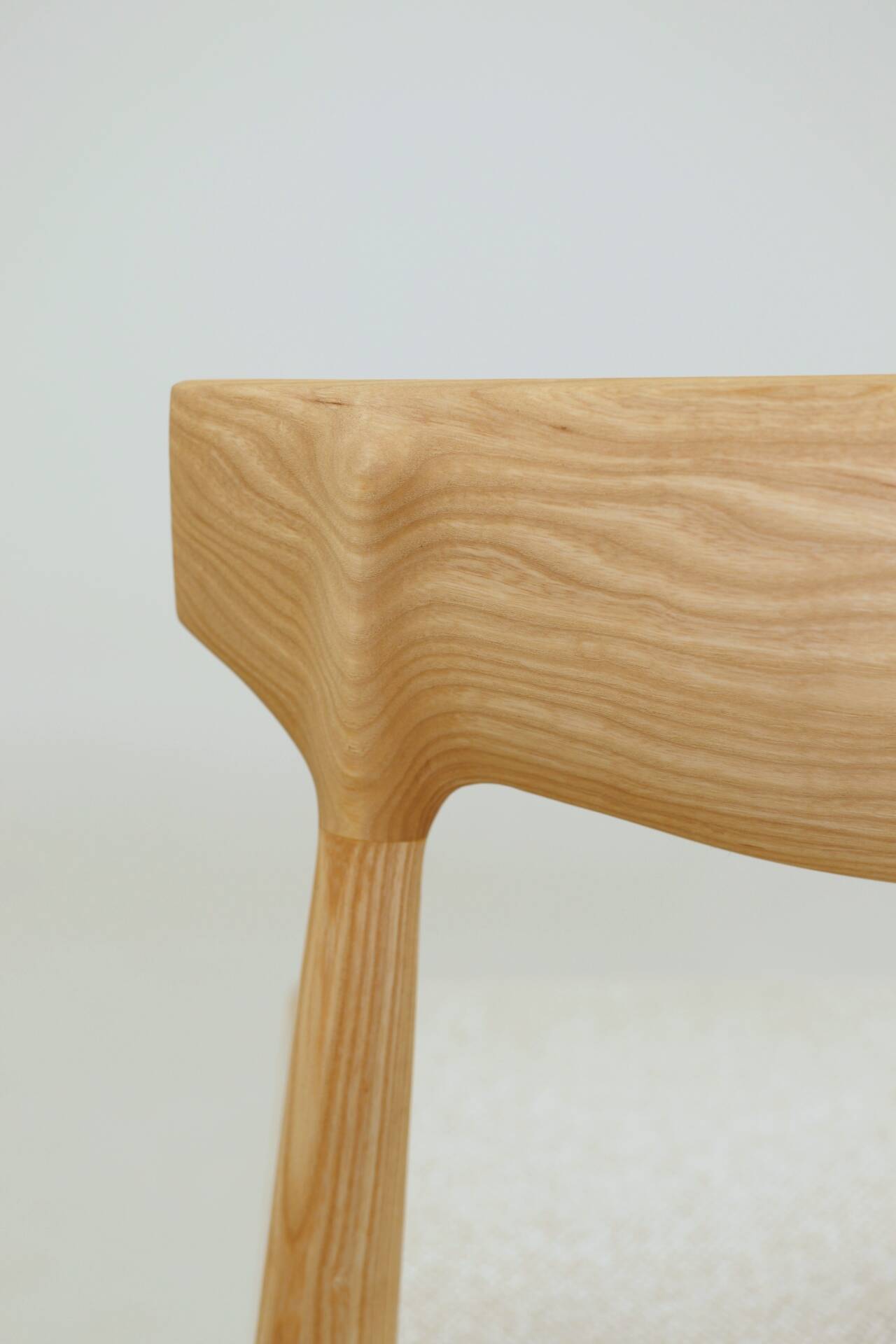 Pair of linen dining chairs