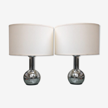 Pair of bedside lamps