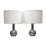 Pair of bedside lamps