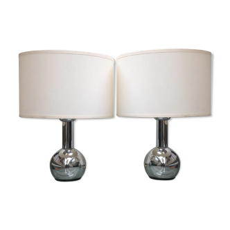 Pair of bedside lamps