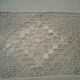 Antique tablecloth .tulle/lace quality 225cmx225cm .n°48