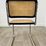 Pairs of chairs Marcel Breuer Cesca B32 black