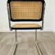 Paires de chaises de Marcel Breuer Cesca B32 noires