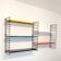 Tomado wall unit with metal shelves by Dekker – Tomado