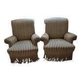 Paire de Fauteuil crapaud