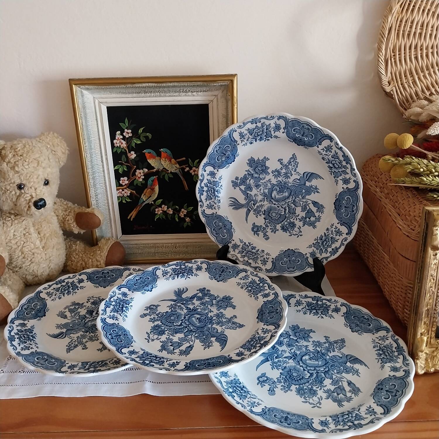 English dinner plates Ridgway of staffordshire Windsor