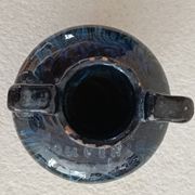 Vase décor jaspé