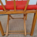 5 Old Folding Chairs from Garden 50 60