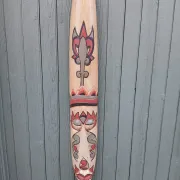 Masque totem en bois sculpté