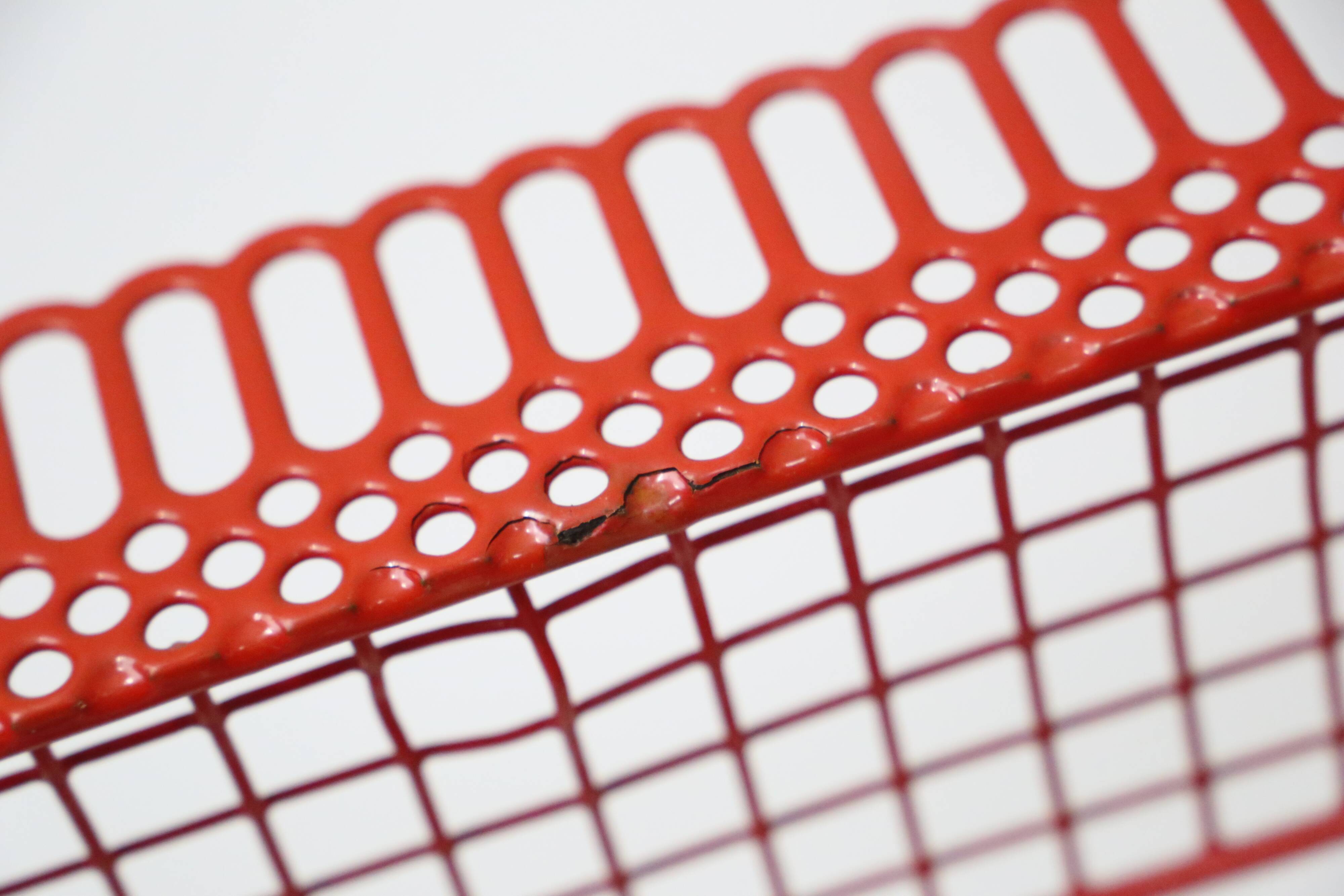 Wall shelf, vintage metal