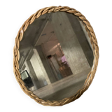 Wicker mirror from the 60s