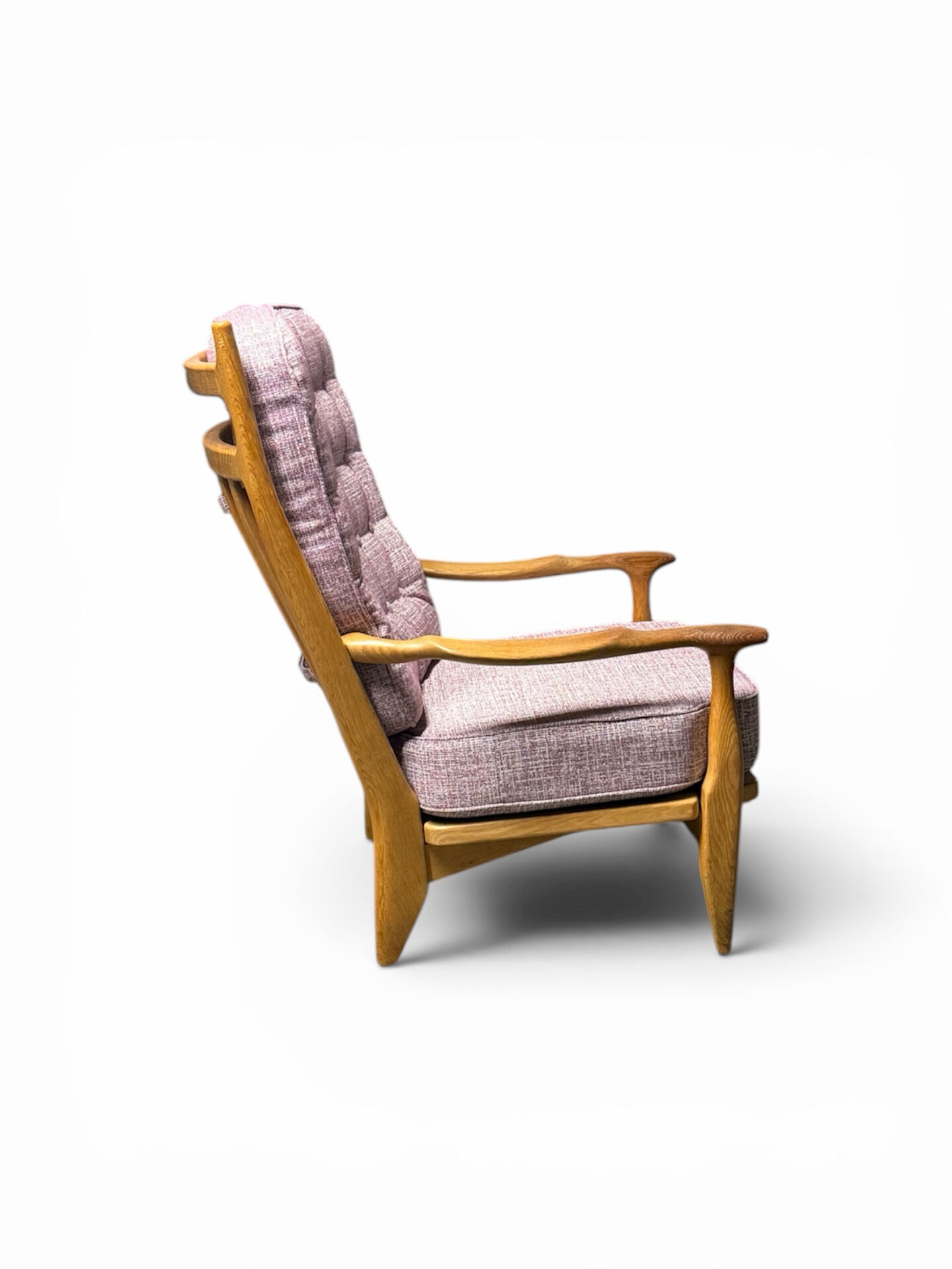 "Edouard" armchair in oak by Guillerme & Chambron for Your Home