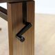 Table 70 height adjustable and extensible
