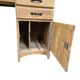 Vintage industrial wooden side table/desk