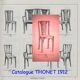 Set of 6 THONET chairs N°732 - 1914 - new canework - Viennese Secession.