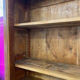 Glass bookcase with 2 doors