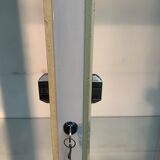 White enamelled metal design showcase. Period 1960